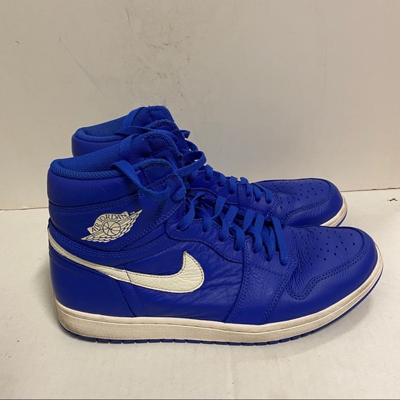 Jordan 1 Retro High Hyper Blue Nike Size 11.5 - Picture 4 of 6